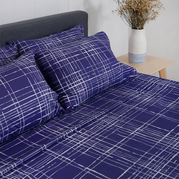 Σεντόνια King Size (Σετ) Naf-Naf Summit 152 Pacific Blue