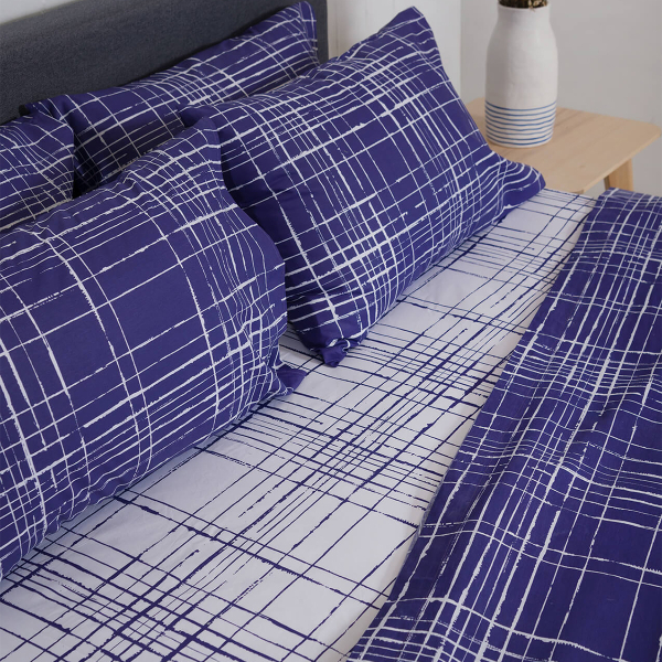 Σεντόνια King Size (Σετ) Naf-Naf Summit 152 Pacific Blue