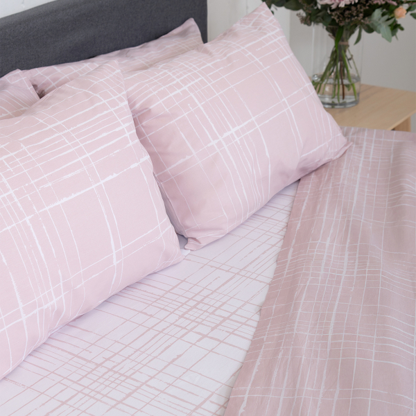 Σεντόνια King Size (Σετ) Naf-Naf Summit 152 Pacific Pink