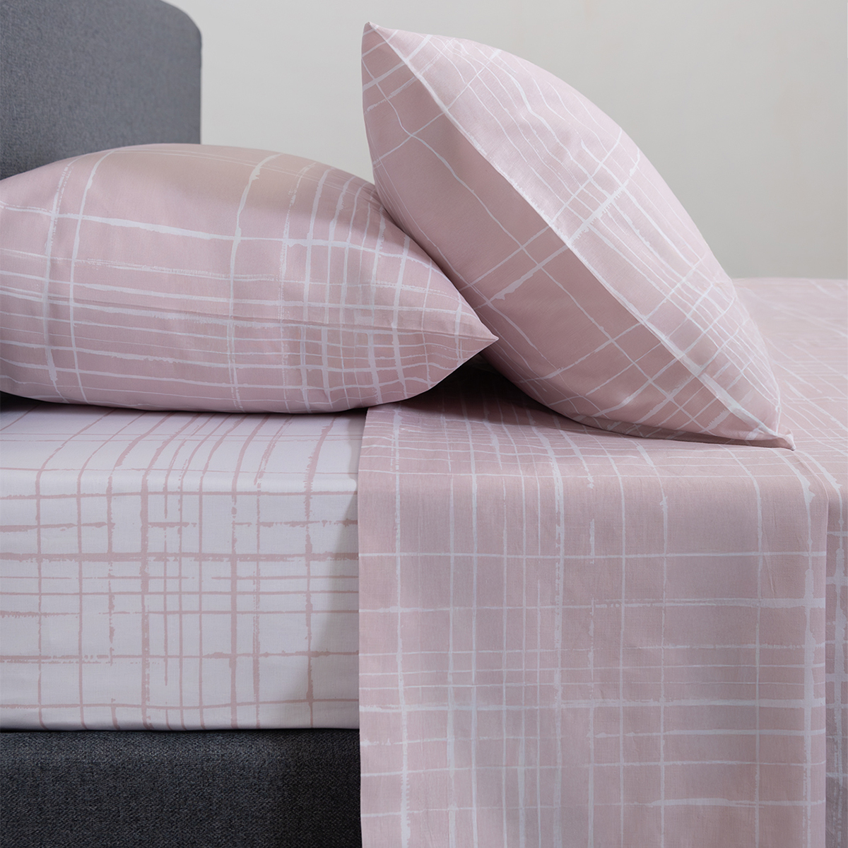 Σεντόνια King Size (Σετ) Naf-Naf Summit 152 Pacific Pink Home Λευκά Είδη Κρεβατοκάμαρας Spitishop