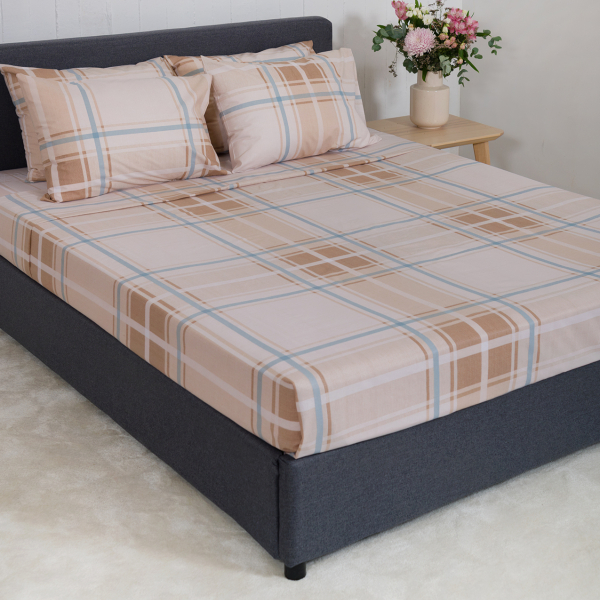 Σεντόνια King Size (Σετ) Naf-Naf Summit 153 Andes Beige