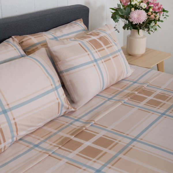 Σεντόνια King Size (Σετ) Naf-Naf Summit 153 Andes Beige