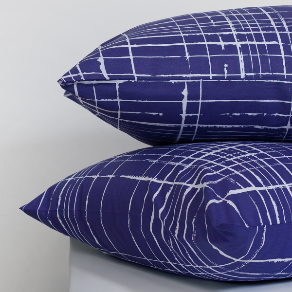 Ζεύγος Μαξιλαροθήκες (50x70) Naf-Naf Summit 152 Pacific Blue