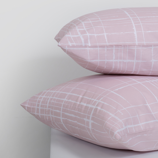 Ζεύγος Μαξιλαροθήκες (50x70) Naf-Naf Summit 152 Pacific Pink