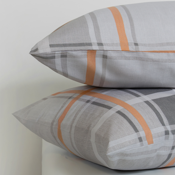 Ζεύγος Μαξιλαροθήκες (50x70) Naf-Naf Summit 153 Andes Orange