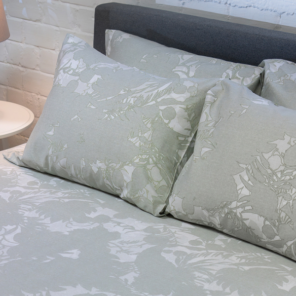 Ζεύγος Μαξιλαροθήκες (50x70) Naf-Naf Diamond 252 Amethyst Green