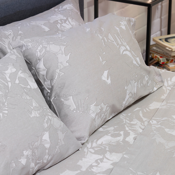 Ζεύγος Μαξιλαροθήκες (50x70) Naf-Naf Diamond 252 Amethyst Beige