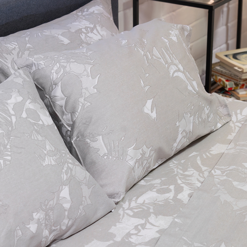 Ζεύγος Μαξιλαροθήκες (50x70) Naf-Naf Diamond 252 Amethyst Beige