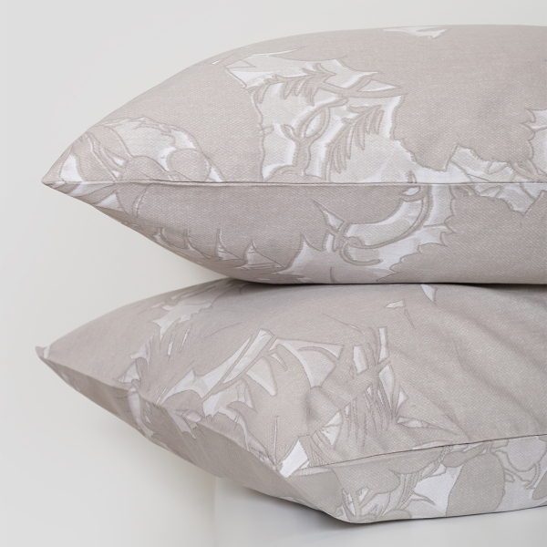 Ζεύγος Μαξιλαροθήκες (50x70) Naf-Naf Diamond 252 Amethyst Beige