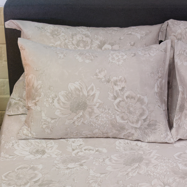 Ζεύγος Μαξιλαροθήκες (50x70) Naf-Naf Diamond 253 Pearl Grey