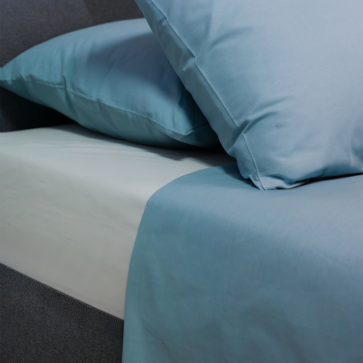 Σεντόνια Ημίδιπλα (Σετ) Naf-Naf Hue Arona - Grey Violet Home Λευκά Είδη Κρεβατοκάμαρας Spitishop