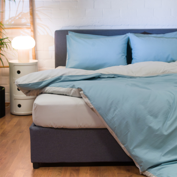 Παπλωματοθήκη Μονή (Σετ 165x245) 2 Όψεων Naf-Naf Hue Arona - Grey Violet