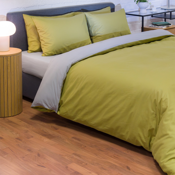 Παπλωματοθήκη Μονή (Σετ 165x245) 2 Όψεων Naf-Naf Hue Willow - Ghost Grey