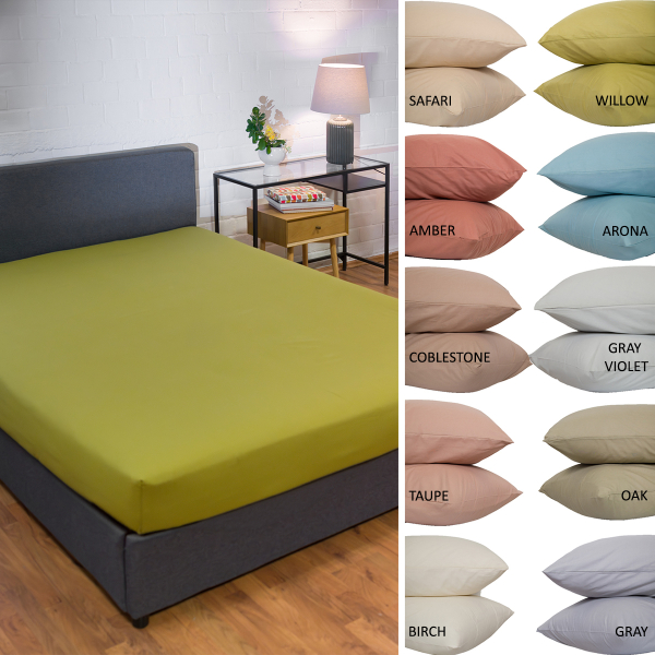 Σεντόνι King Size Με Λάστιχο (180x200+35) Naf-Naf Hue