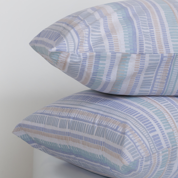 Ζεύγος Μαξιλαροθήκες (50x70) Naf-Naf Summit 154 Denali Blue