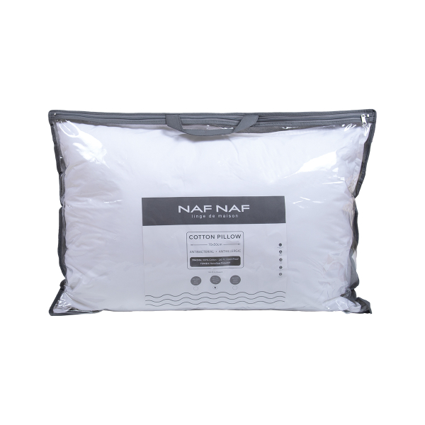 Μαξιλάρι Ύπνου Μέτριο (50x70) Naf-Naf Cotton Hollowfiber 3D