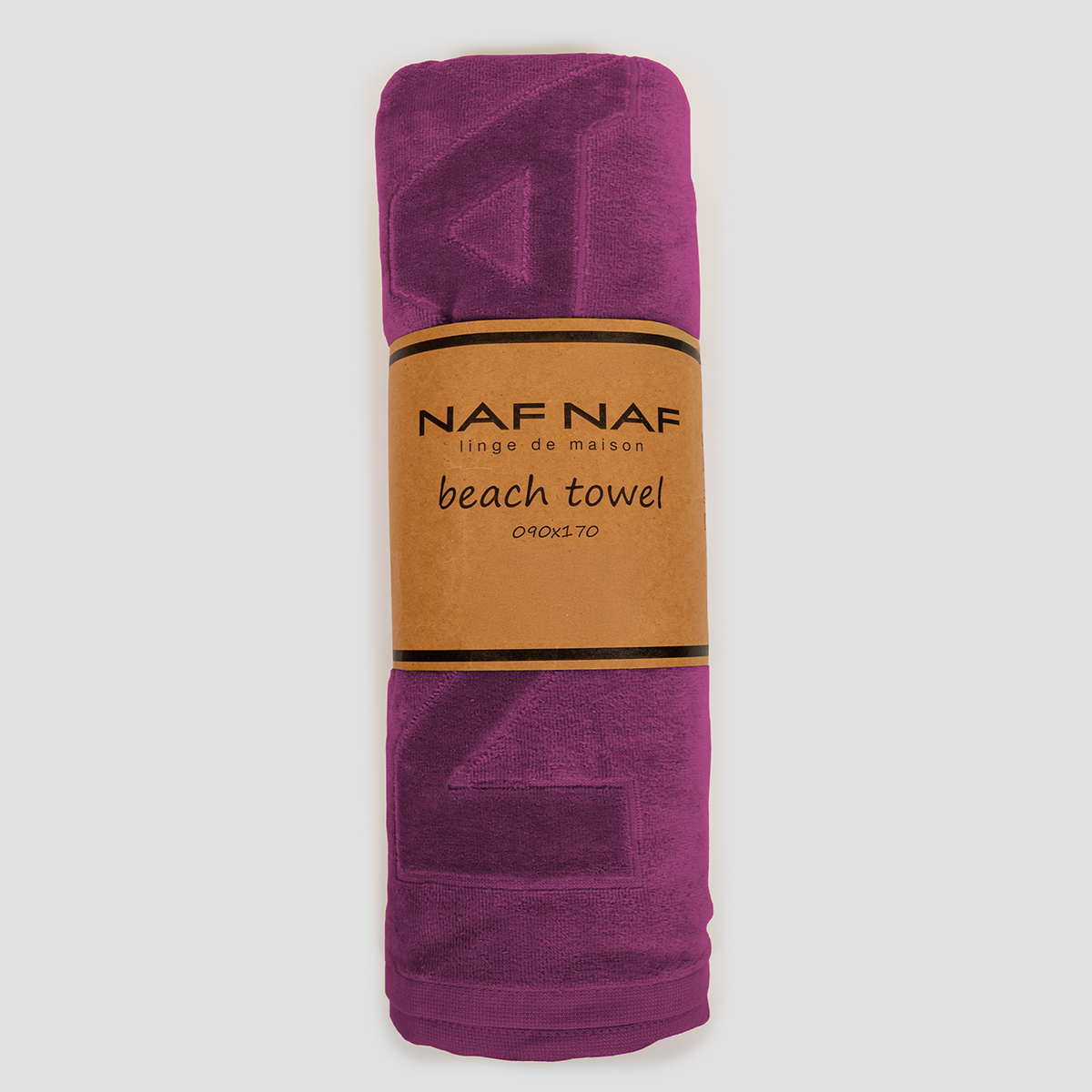 Πετσέτα Θαλάσσης (90X170) Naf-Naf Velour Viola Home Πετσέτες Ενηλίκων Spitishop