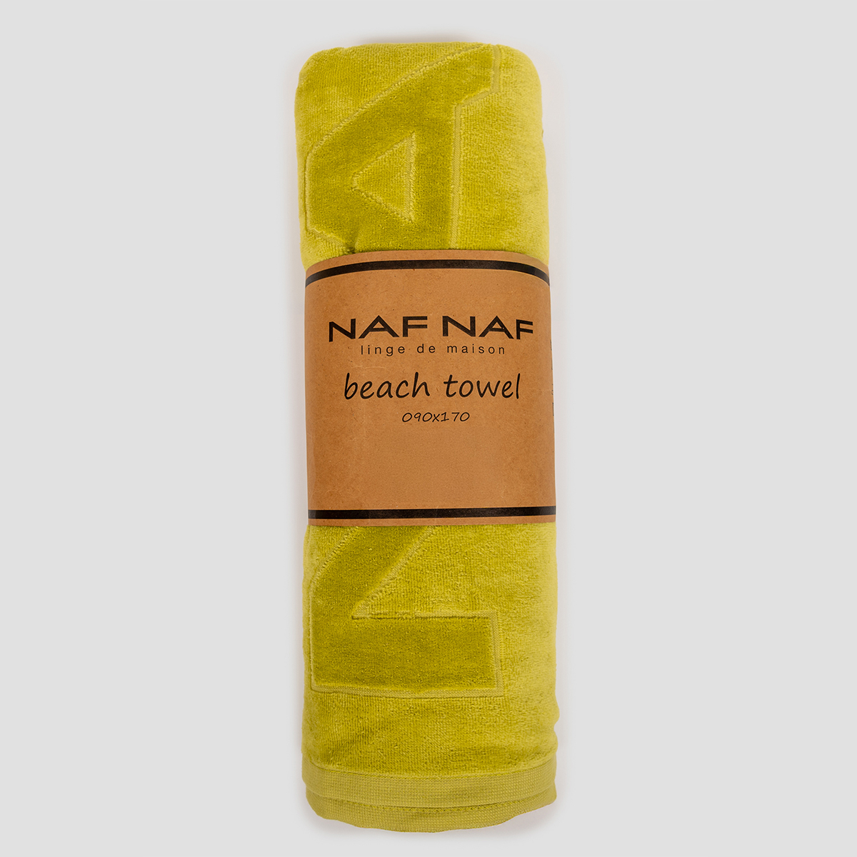 Πετσέτα Θαλάσσης (90X170) Naf-Naf Velour Citronelle Home Πετσέτες Ενηλίκων Spitishop
