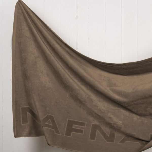 Πετσέτα Θαλάσσης (90x170) Naf-Naf Velour Taupe