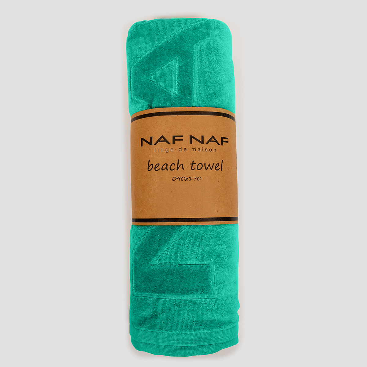 Πετσέτα Θαλάσσης (90X170) Naf-Naf Velour Petrol Home Πετσέτες Ενηλίκων Spitishop