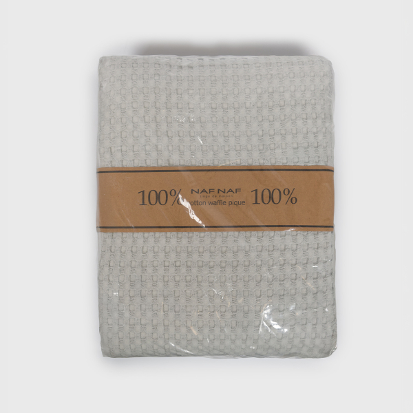 Κουβέρτα Πικέ Υπέρδιπλη (230x240) Naf-Naf Waffle Silver Grey