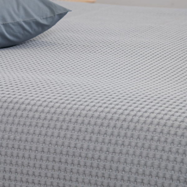 Κουβέρτα Πικέ Υπέρδιπλη (230x240) Naf-Naf Waffle Grey