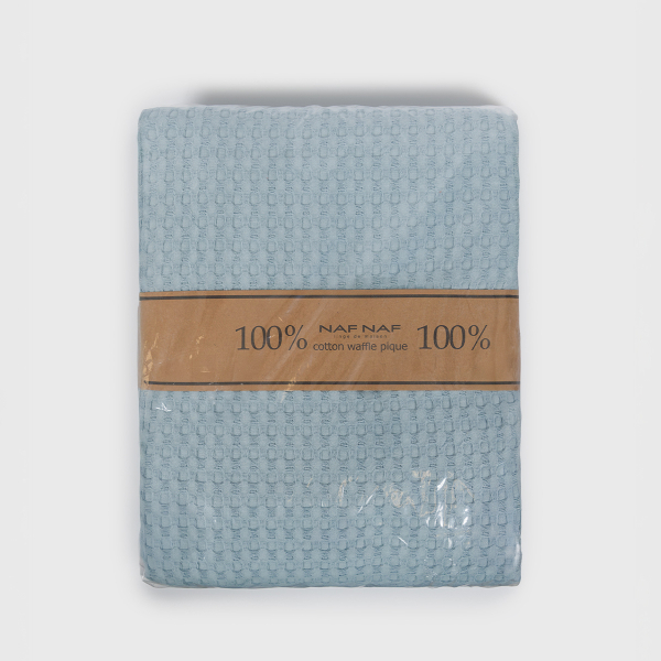 Κουβέρτα Πικέ Υπέρδιπλη (230x240) Naf-Naf Waffle Angel Blue
