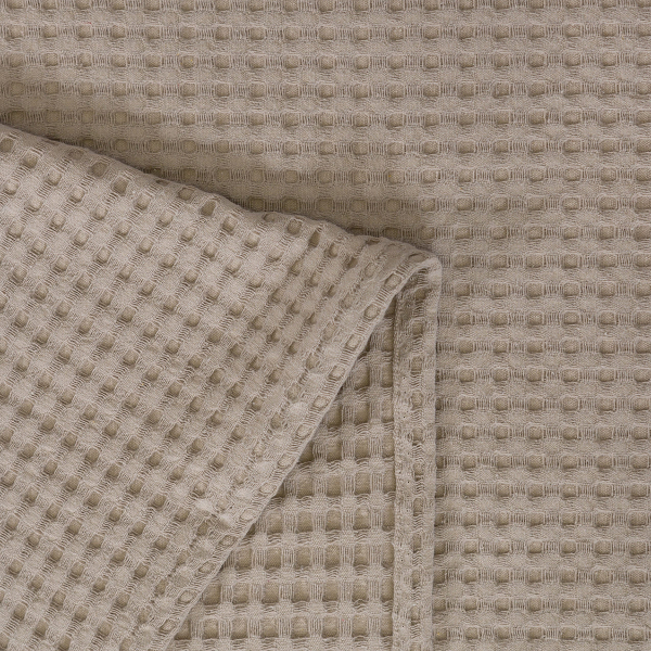 Κουβέρτα Πικέ Μονή (170x240) Naf-Naf Waffle Beige