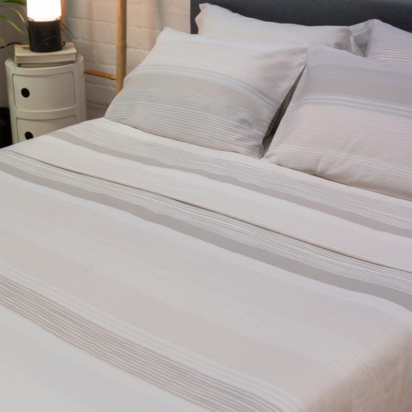 Σεντόνια King Size (Σετ) Naf-Naf Diamond 254 Opal Grey