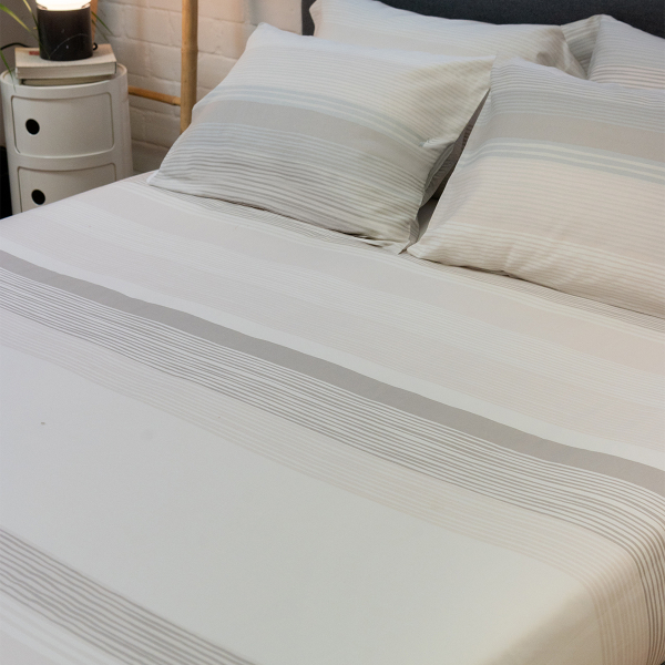 Σεντόνια King Size (Σετ) Naf-Naf Diamond 254 Opal Grey