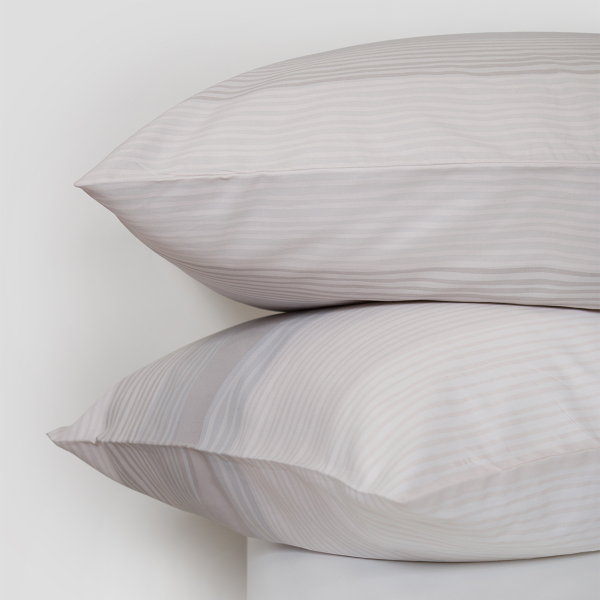 Ζεύγος Μαξιλαροθήκες (50x70) Naf-Naf Diamond 254 Opal Grey