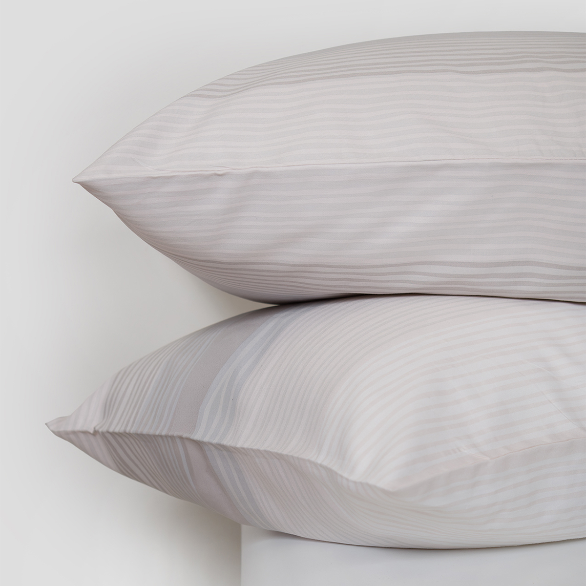 Ζεύγος Μαξιλαροθήκες (50X70) Naf-Naf Diamond 254 Opal Grey Home Λευκά Είδη Κρεβατοκάμαρας Ύπνου Spitishop