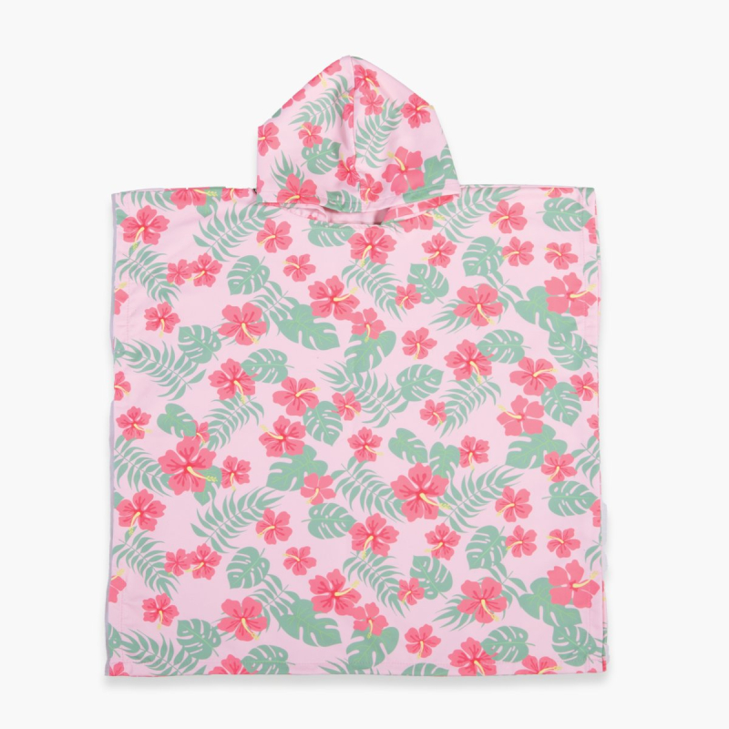 Παιδικό Πόντσο (65x65) Nef-Nef Homeware Let's Go Tropic Pink
