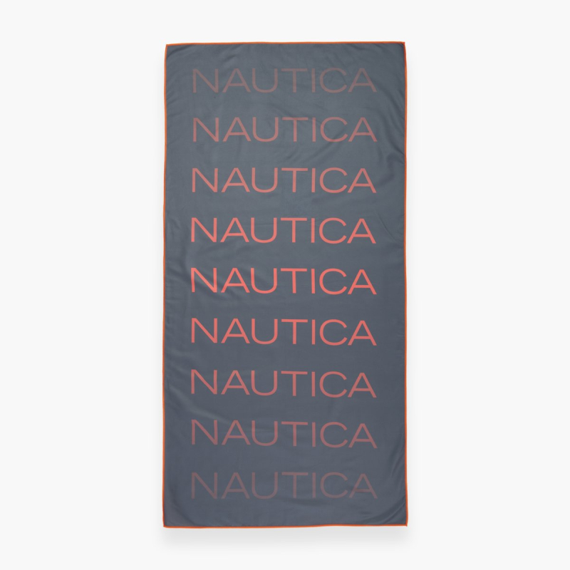 Πετσέτα Θαλάσσης Microfiber (80x160) Nautica By Nef-Nef Homeware Spread Grey