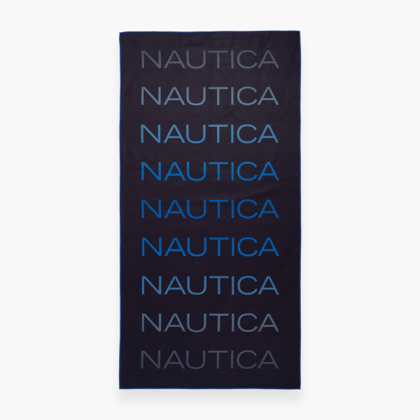 Πετσέτα Θαλάσσης Microfiber (80x160) Nautica By Nef-Nef Homeware Spread Black