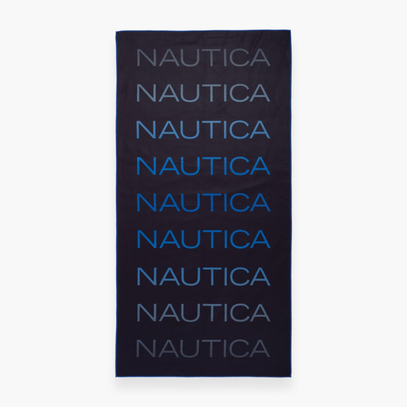 Πετσέτα Θαλάσσης Microfiber (80x160) Nautica By Nef-Nef Homeware Spread Black