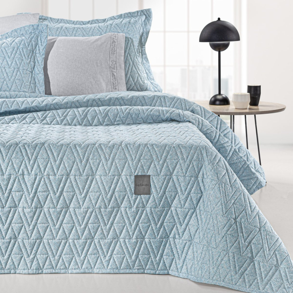 Κουβερλί King Size (250x240) + Διακοσμητική Μαξιλαροθήκη Guy Laroche Kylian Denim