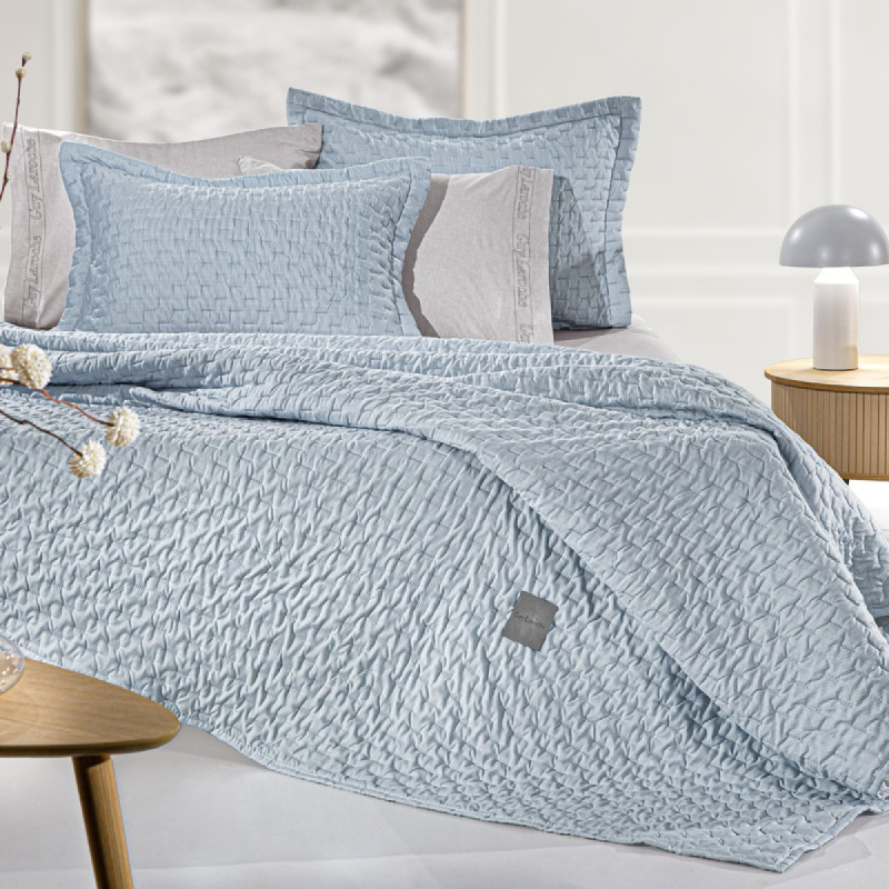 Κουβερλί King Size (250x240) 2 Όψεων + Διακοσμητική Μαξιλαροθήκη Guy Laroche Arden Denim