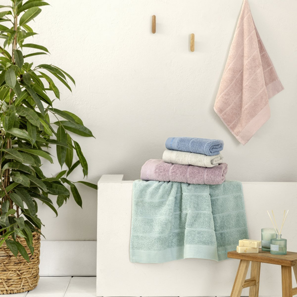Πετσέτες Μπάνιου (Σετ 3τμχ) Nima Essence L.Beige 450gsm