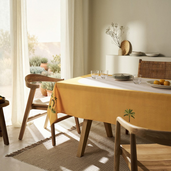 Αλέκιαστο Τραπεζομάντηλο (135x180) Gofis Home Zamira 384