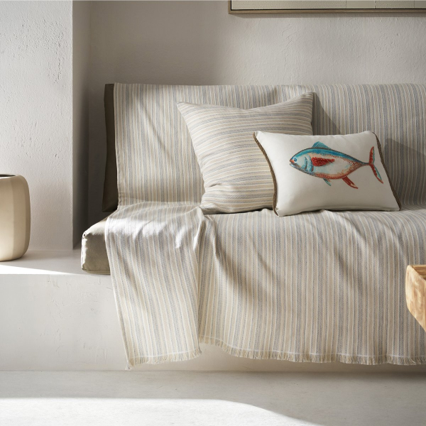 Ριχτάρι Καναπέ Τριθέσιου (180x310) Gofis Home Nymeria Light Grey 574/15