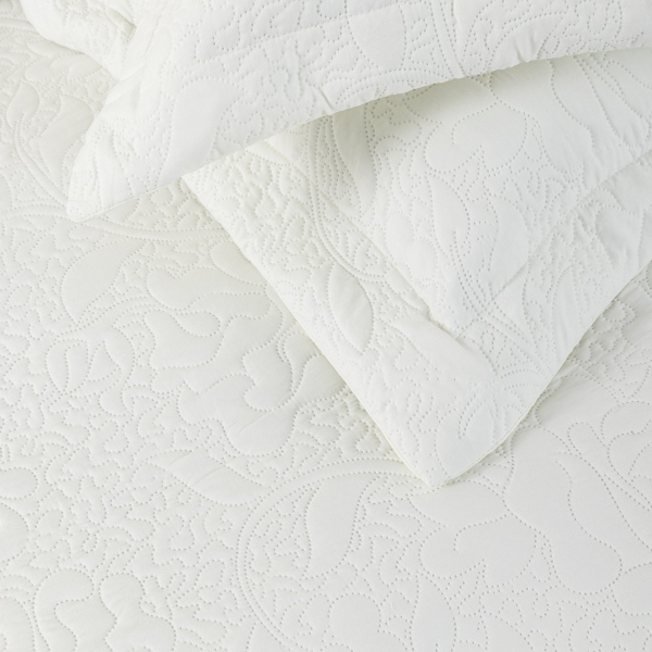 Νυφικό Κουβερλί King Size (Σετ 240x260) Nima Heather Ivory