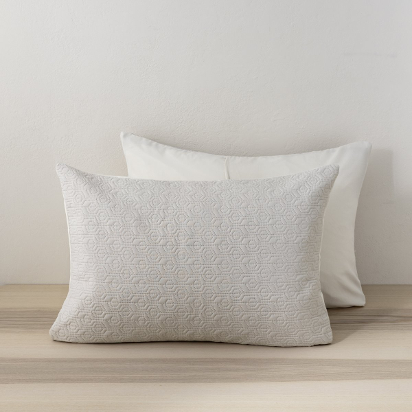 Ζεύγος Μαξιλαροθήκες Καπιτονέ (52x72) Nima Orion Sand Beige/L.Beige