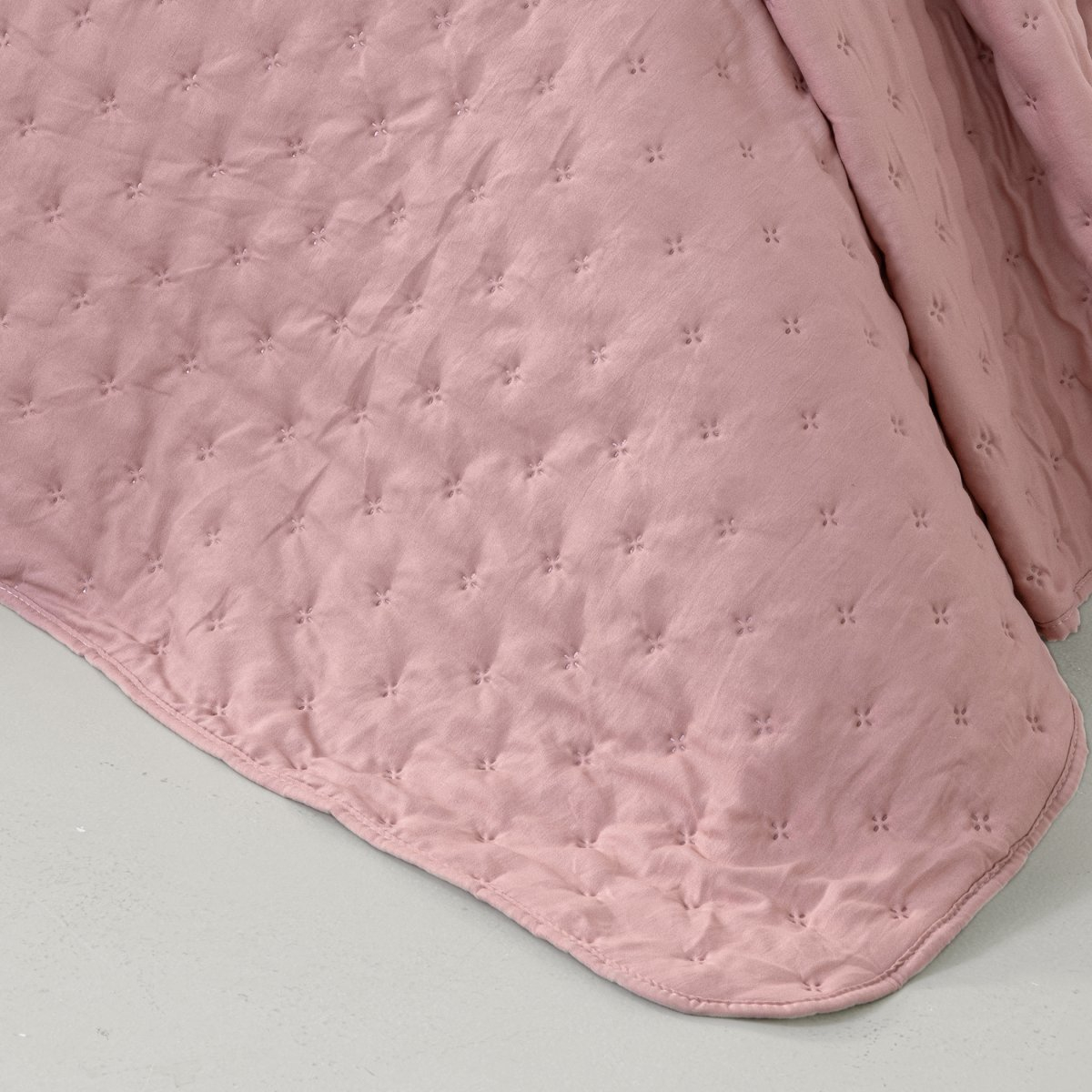 Κουβερλί King Size (240X260) Nima Clay Apple Pink Home Λευκά Είδη Κρεβατοκάμαρας Spitishop