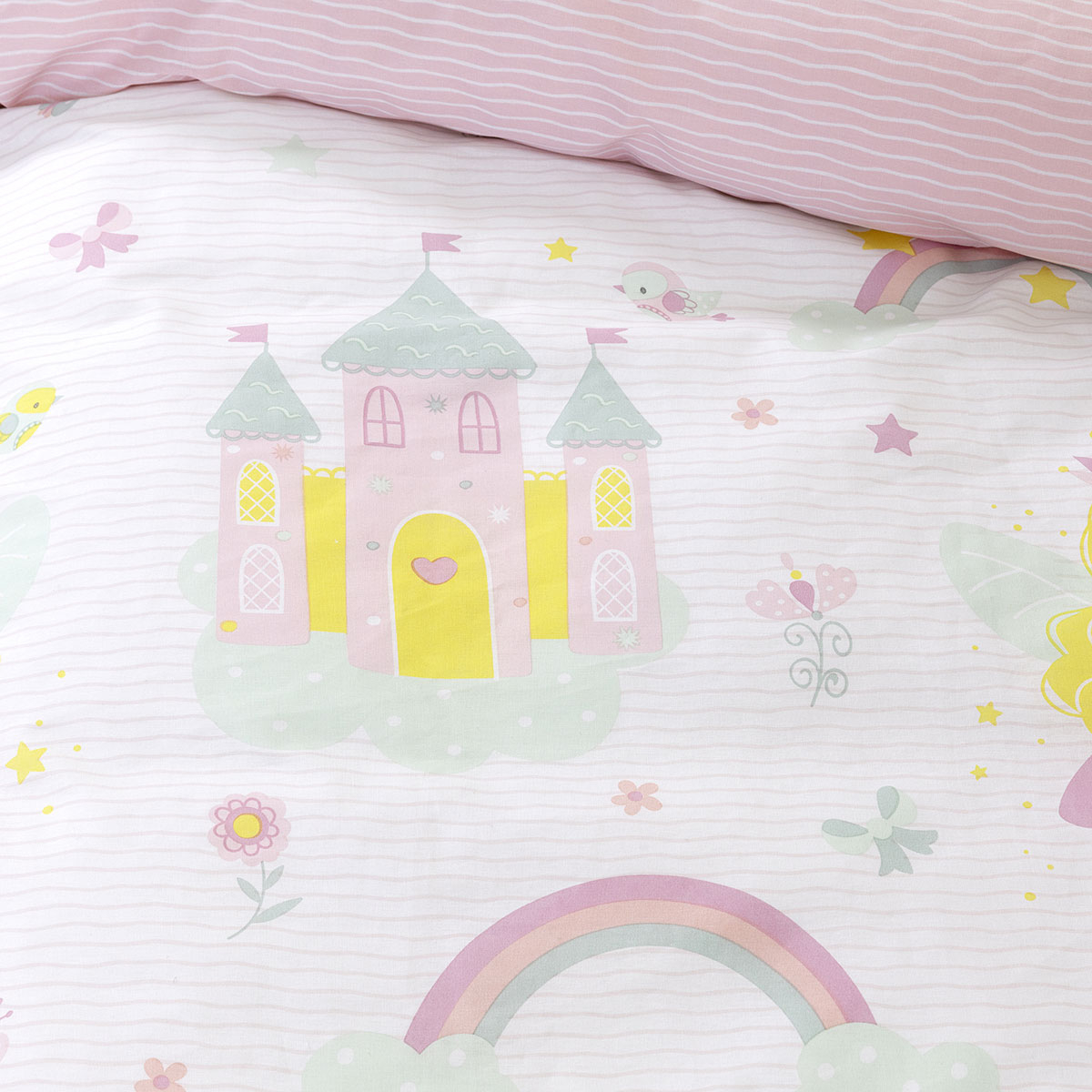 Σεντόνια Μονά (Σετ) Nima Fairy Lelly Χωρίς Λάστιχο 170X255 Home Παιδικά Λευκά Είδη Spitishop