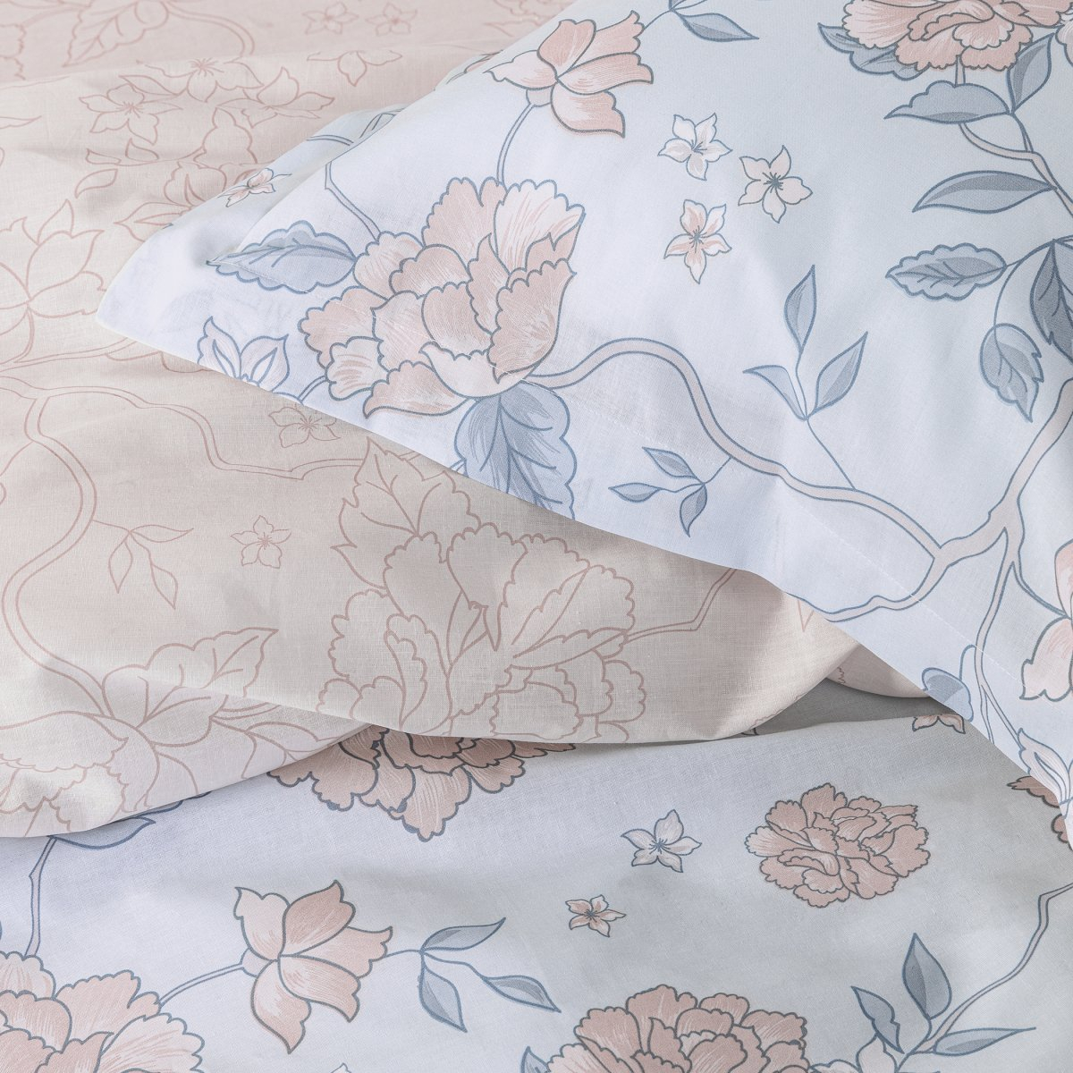 Σεντόνια Μονά (Σετ) Nima Floral Dream με Λάστιχο 100X200+32 Home Λευκά Είδη Κρεβατοκάμαρας Spitishop