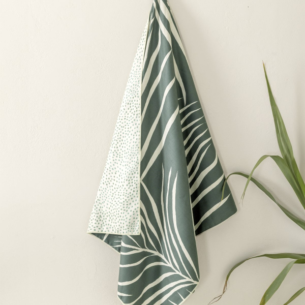 Πετσέτα Θαλάσσης Microfiber (80x160) 2 Όψεων Nima Botanical