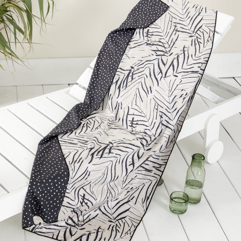 Πετσέτα Θαλάσσης Microfiber (80x160) 2 Όψεων Nima Sienna