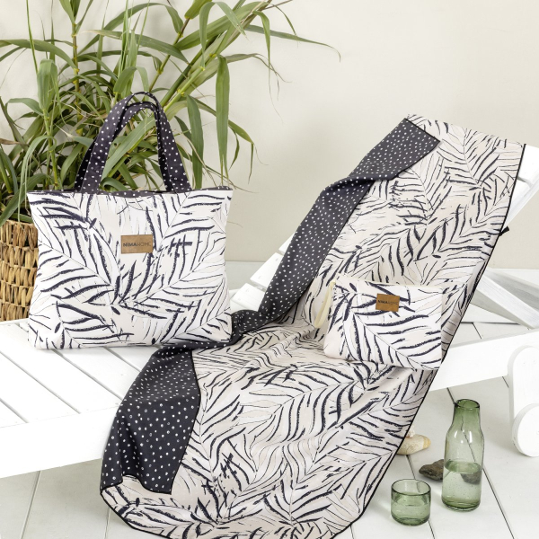 Πετσέτα Θαλάσσης Microfiber (80x160) 2 Όψεων Nima Sienna