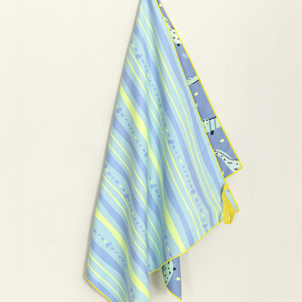 Παιδική Πετσέτα Θαλάσσης Microfiber 2 Όψεων (70x140) Nima Rokko